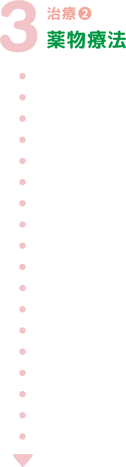 3. 治療❷ 薬物療法